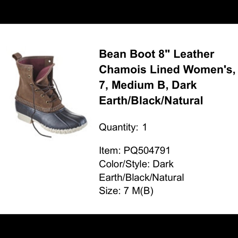 Small Batch L.L. Bean Boots - Picture 6 of 6
